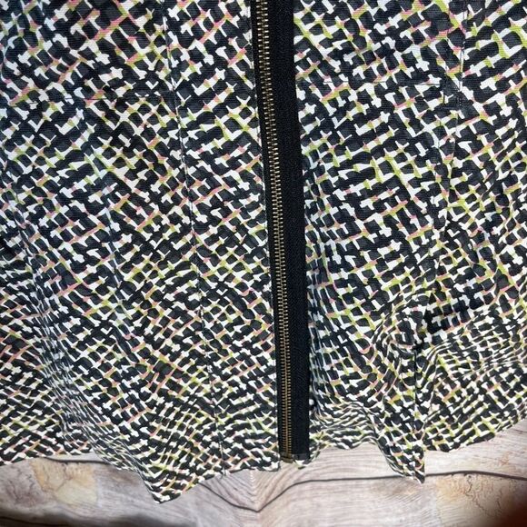 Cabi Print Front Zip Moto Jacket Style 5099 Sz M - Picture 8 of 9